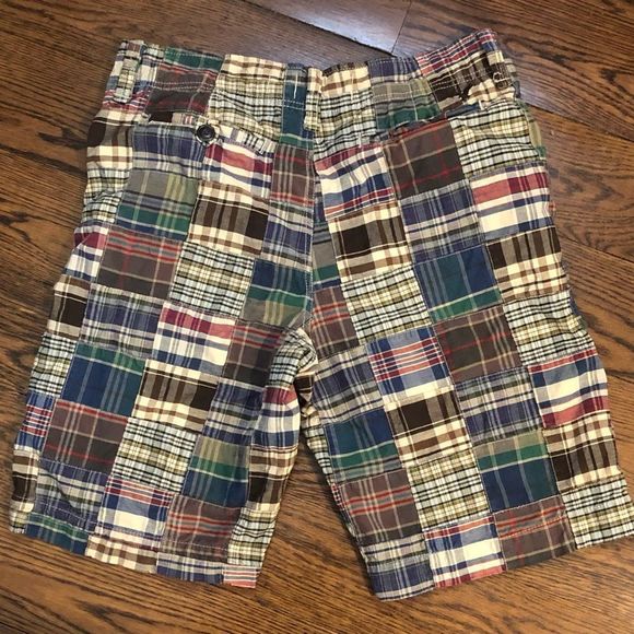 AMERICAN EAGLE Madras Plaid Longer Length Shorts - Picture 10 of 11